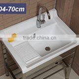 Sanitary Ware Rectangular Ceramic Clothes Washing Countertop Wash Basin thumbnail-3