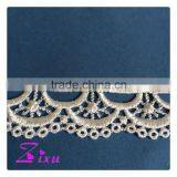 Decorative Water Soluble /guipure Chemical Crochet Cord Lace Trim/polyester Flower Trim Lace for Supplier's Choice thumbnail-3