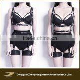 Fashion High Quality Lady's Leather Body Harness Belts thumbnail-3