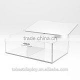Multi Function Acrylic Storage Box,clear Acrylic Box,cusotm Acrylic Box With Hinged Lid