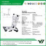 2015 New Best Selling 3 Wheels Aluminum Alloy Airport Hand Trolley With Brake (YB-AT01) thumbnail-1
