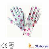 13G Nylon Liner PU Coated Women's Gardening Gloves