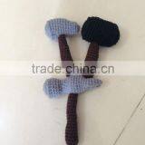 Crochet hammer toy for babies , crochet toys ,knitted baby toys