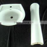 China Sanitary Wares Ceramic Dining Room Wash Basin With Pedestal thumbnail-3