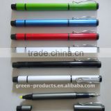Recycled metal aluminum highlighter pen and ball pen (TPA001)                        
                                                Quality Choice