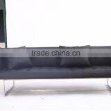 Poliform Sofa Edward Leather Couch for Living Room thumbnail-1