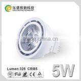 High Quality AC/DC 12v Led Spotlights Led Mr16 Lenses 5W 2700k