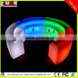 Modern Illuminated LED Curved Bar Counter for Circle Round Bar Table thumbnail-3