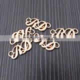 Special Letter Shape Logo Designed Metal Plate thumbnail-2