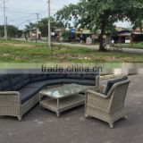 WICKER SOFA SET/ SOFA 6 pcs (1 chair+1 corner+1 right bench 2 seater +1 left bench 2 seater+ 1 middle chair+1 table)