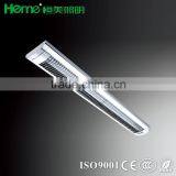 Aluminum Alloy Fluorescent Grille Lamp Tube Light Batten thumbnail-1