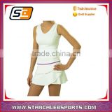 Stan Caleb Custom girls white tennis dress /netball bodysuit