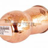 IndianArtVilla Handmade Steel Copper Water Glass 700 ML - Drink Water Home Hotel Restaurant Gift Item Tableware thumbnail-3