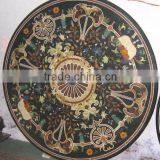 Marble Inlay Dining Table Tops