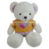 Hot sale plush bear with clothes