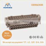 HE-024, A Whole Set Industrial Screw Terminal Copper Alloy Side Entry 24 Pins Wenzhou Connector thumbnail-2