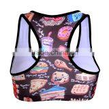 Plus Size Lady Yoga Bra Gym Wear Custom Design Bra N29-66 thumbnail-2