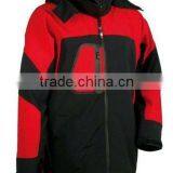 2016 Mens Hooded Orange/black Waterproof Unisex Outdoor Jacket