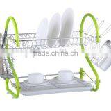 Powder Coating 2 Tier Metal Dish Rack
