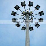 15m Polygon Flood Light Pole -hot Dip Galvanized High Mast Lamp Post, Lamp Column thumbnail-1