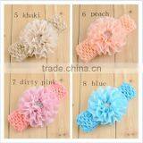 Chiffon Flower With Headband for Girl Hair thumbnail-4