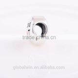 925 Sterling Silver Charm Enamel Heart Paris Charms Silver Beads For Snake Chain Bracelet DIY Jewelry thumbnail-3