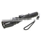 XML-T6 LED 5 Mode Focusing LED Torch Flashlight Black thumbnail-3