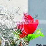 Clear and Tinted Mayflower Patterned Glass