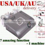 China Supplier NV-97 Ultrasonic Skin Scrubber Photon Lid Light Therapy Diamond Dermic Microdermabrasion Machine thumbnail-4