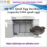 Commercial chicken incubator/quail egg incubator china HJ-I12