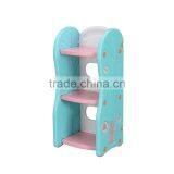 Children's Bookcase Kids Plastic Toy Storage Shelf thumbnail-5