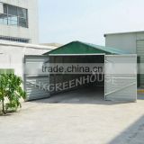 Shelter for your vehicles with color coated sheet and galvanized steel frame