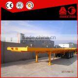 Chinese Manufacturer 3 Axle Flatbed Container Semi Trailer for Online Shopping thumbnail-5