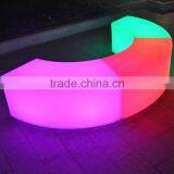 Used Nightclub Furniture Led Sofa Pub Led Furniture RGB Color Changing Brighting LED Bar Stool thumbnail-5