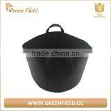 Round Felt Grow Bag Garden Black Felt Round Planters With Handles thumbnail-2