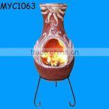 Good Quality Unique Outdoor Terracotta Chimney Firepit thumbnail-1