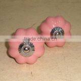 Small Ceramic Knob,Ceramic Flower Knob,Designer Knob thumbnail-1