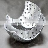 Oval Design Fancy Metal Bowl thumbnail-1