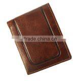 Minimal Leather Wallet Personalized Wallet RFID Blocking Leather With Card Holder Bussiness thumbnail-3