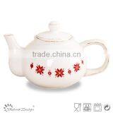 Ceramic Stoneware Tea Pot Christmas Design thumbnail-3