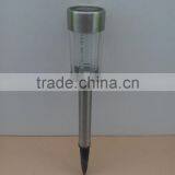 White Led Stainless Steel Tube Solar Light Garden Outdoor thumbnail-4