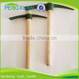 Garden Tools Wholesale Durable Natural Hoe With Wooden Handle