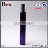Hot Products Cosmetic Packaging Dark Purple UV Roll on Bottle 10ml Perfume Essential Oil Tube Glass Roll Bottle Factory Price thumbnail-2