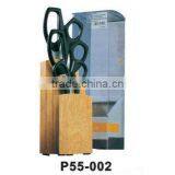 Hot Sale Durable Scissors Set With Fancy Wooden Block thumbnail-1