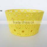 2016 New Type pp Circular Plastic Basket With Sunflower thumbnail-5