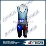 Cheap Lycra Wrestling Singlet Suit Custom Design/Fashionable Custom Cheap Wrestling Singlets for Sale thumbnail-2