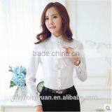 Custom Fashion Cotton Sarees Lady Blouses Designs for Hotel/bank Women thumbnail-1