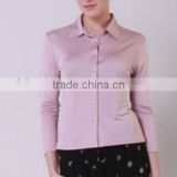 European and American Wind silk ladies'short sleeve blouse