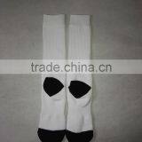 Blank Polyester Socks for Sublimation With Black Toe and Black Heel thumbnail-2