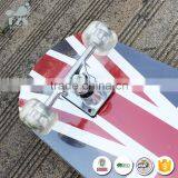 HSJ252 31*8 Inch Classic 4 Wheels Complete Skateboard Skates PU Wheels thumbnail-4